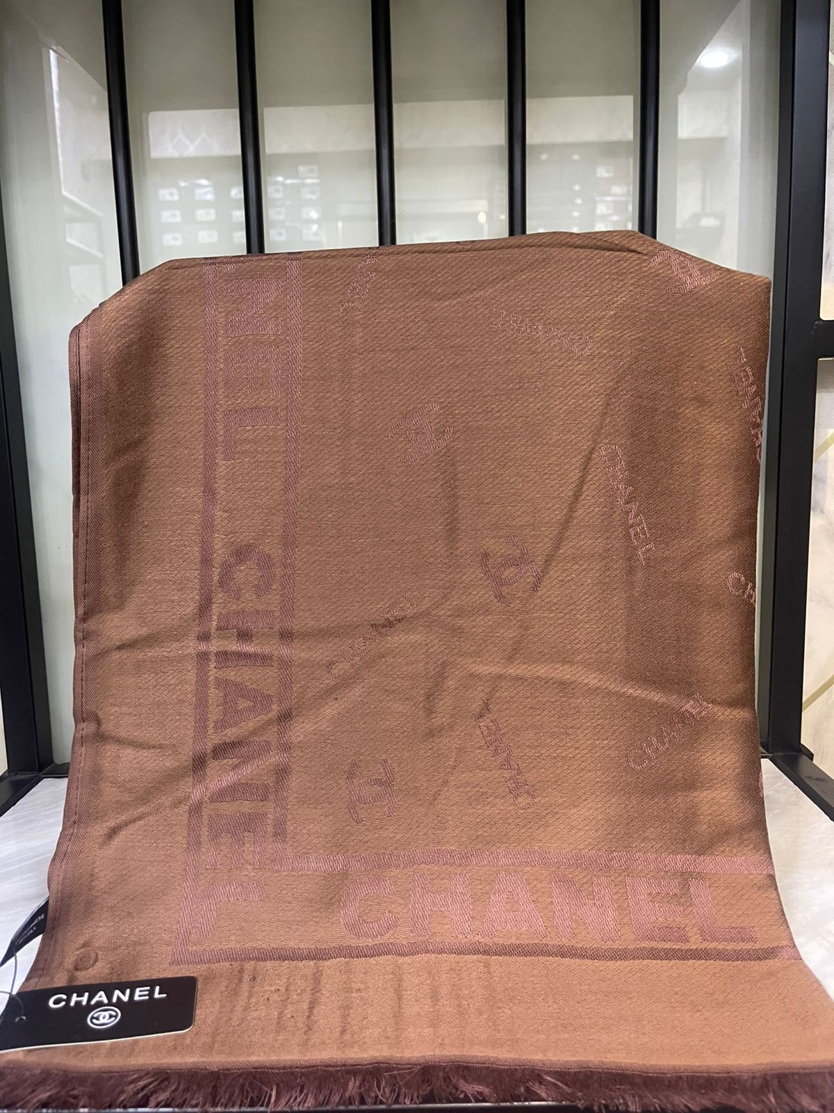 Chanel Brown Scarf/Stole
