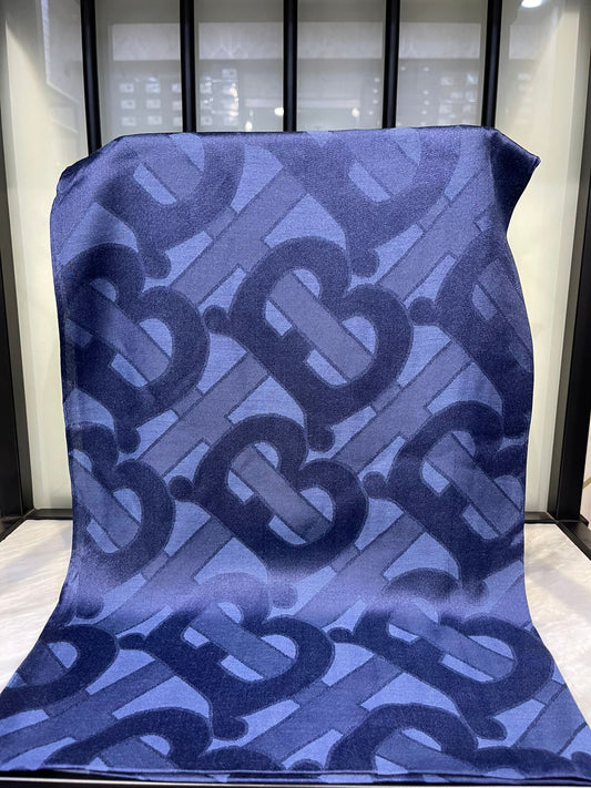 Burberry Navy Scarf/Stole