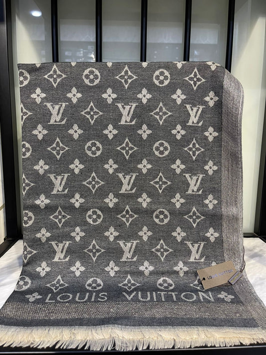 Louis Vuitton Black Scarf/Stole