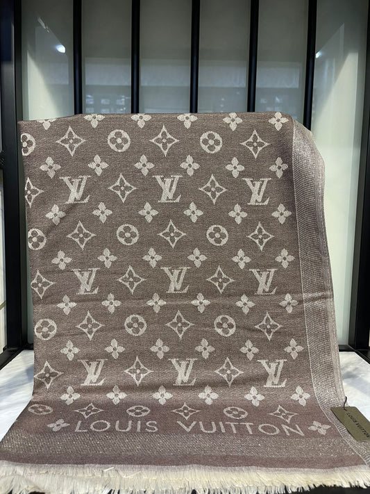 Louis Vuitton Dark Brown Scarf/Stole