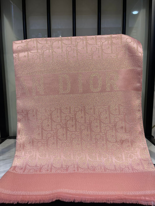 Cristian Dior Pink Scarf/Stole