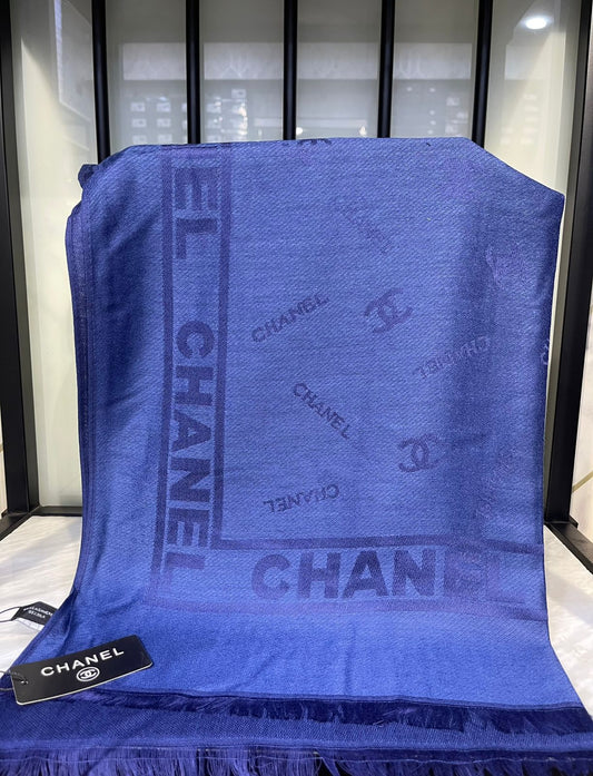 Chanel Navy Scarf/Stole