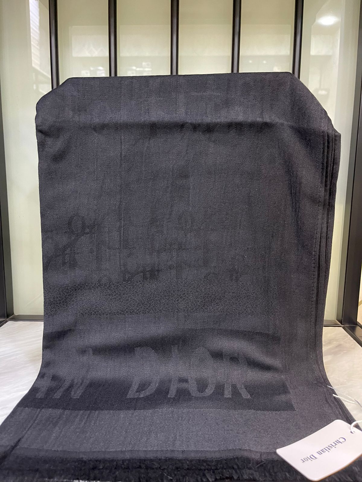 Chanel Black Scarf/Stole