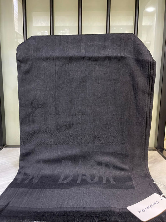 Chanel Black Scarf/Stole